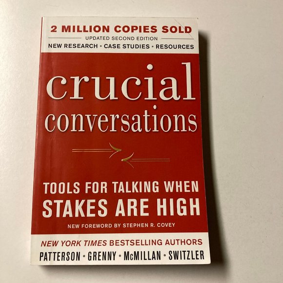 Crucial Conversations: Tools for Talking When Stakes Are High Paperback - Picture 1 of 15